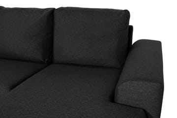 Ocean 5-sits Vänstervänd U-formad Large Soffa med Divan och Schäslong i Tyg - Svart - Möbler - Soffa - U-soffa