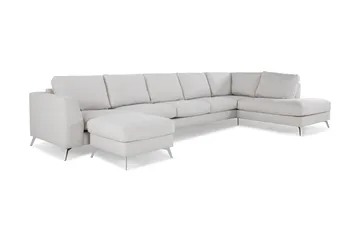 Ocean Lyx U-soffa med Schäslong Höger - Linnebeige - Möbler - Soffa - U-soffa