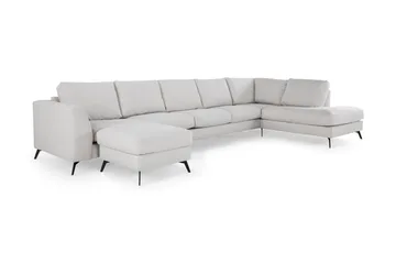 Ocean Lyx U-soffa med Schäslong Höger - Linnebeige - Möbler - Soffa - U-soffa