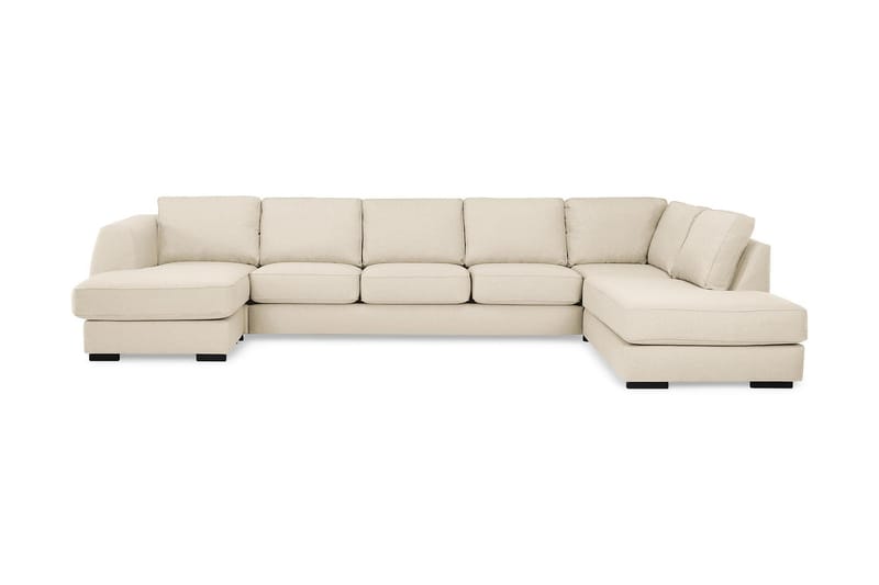 U-soffa Ontario Large med Divan Vänster - Beige - U-soffa
