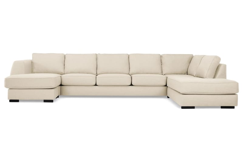 U-soffa Ontario Large med Divan Vänster - Beige - U-soffa