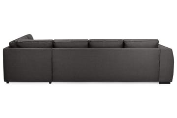 Optus 4-sits Högervänd U-formad Soffa med Divan och Schäslong i Tyg - Mörkgrå - Möbler - Soffa - U-soffa