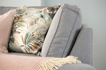 Optus 4-sits U-formad Soffa med dubbeldivan i Tyg - Ljusgrå - Möbler - Soffa - U-soffa