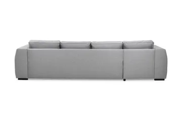 Optus 4-sits U-formad Soffa med dubbeldivan i Tyg - Ljusgrå - Möbler - Soffa - U-soffa