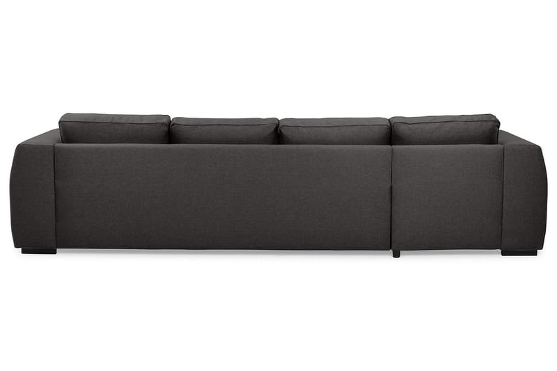 Optus 4-sits U-formad Soffa med dubbeldivan i Tyg - Mörkgrå - Möbler - Soffa - U-soffa