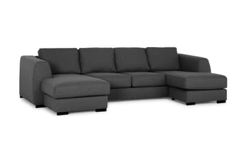 Optus 4-sits U-formad Soffa med dubbeldivan i Tyg