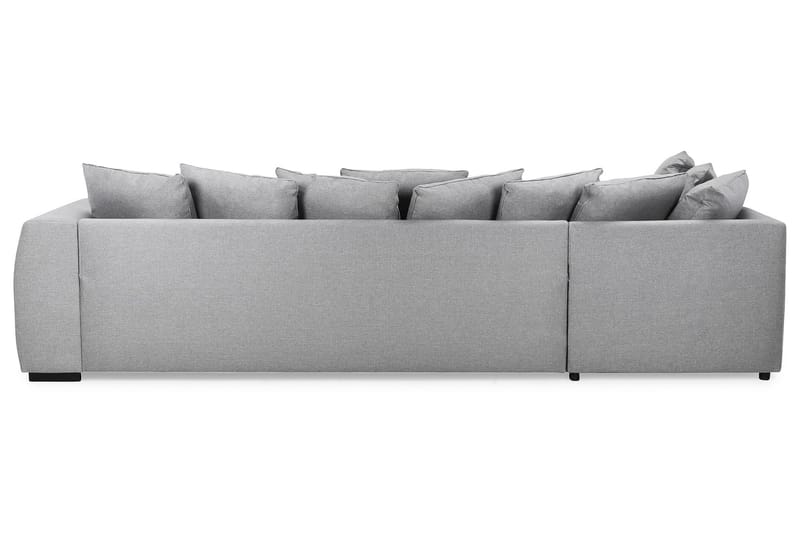 Optus 4-sits Vänstervänd U-formad Soffa med Divan och Schäslong i Tyg inkl Kuvertkuddar - Ljusgrå - Möbler - Soffa - U-soffa