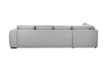 Optus 4-sits Vänstervänd U-formad Soffa med Divan och Schäslong i Tyg - Ljusgrå - Möbler - Soffa - Divansoffa & schäslongsoffa - 4 sits soffa med divan