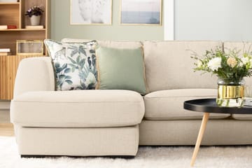 Optus 6-sits Högervänd U-formad Large Soffa med Divan och Schäslong i Tyg - Beige - Möbler - Soffa - U-soffa