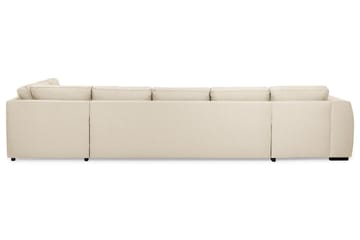 Optus 6-sits Högervänd U-formad Large Soffa med Divan och Schäslong i Tyg - Beige - Möbler - Soffa - U-soffa