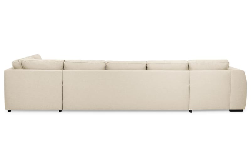 Optus 6-sits Högervänd U-formad Large Soffa med Divan och Schäslong i Tyg - Beige - Möbler - Soffa - U-soffa