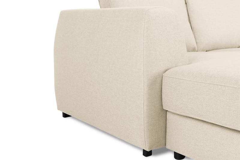 Optus 6-sits Högervänd U-formad Large Soffa med Divan och Schäslong i Tyg - Beige - Möbler - Soffa - U-soffa