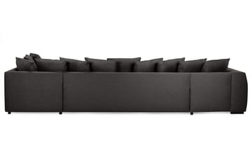 Optus 6-sits Högervänd U-formad Large Soffa med Divan och Schäslong i Tyg inkl Kuvertkuddar - Mörkgrå - Möbler - Soffa - U-soffa