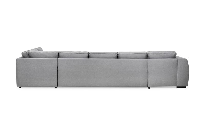 Optus 6-sits Högervänd U-formad Large Soffa med Divan och Schäslong i Tyg - Ljusgrå - Möbler - Soffa - U-soffa