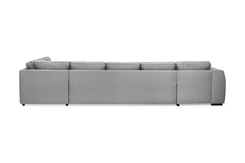 Optus 6-sits Högervänd U-formad Large Soffa med Divan och Schäslong i Tyg - Ljusgrå - Möbler - Soffa - U-soffa