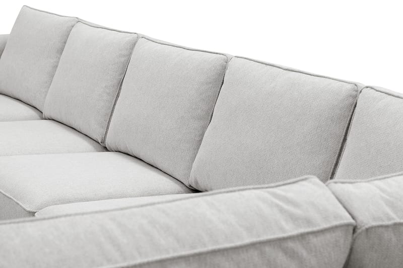 Optus 6-sits U-soffa med Divan och schäslong vänster - Ljusgrå - Möbler - Soffa - U-soffa