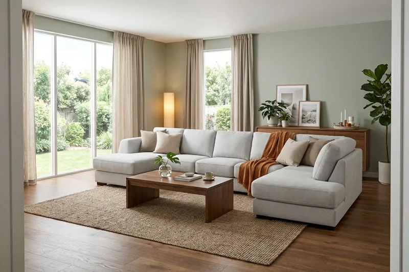Optus 6-sits U-soffa med Divan och schäslong vänster - Ljusgrå - Möbler - Soffa - U-soffa
