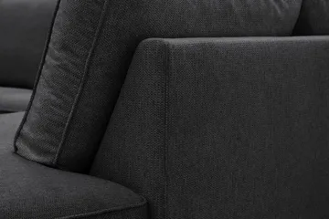 Optus 6-sits U-soffa med Divan och schäslong vänster - Svart - Möbler - Soffa - U-soffa