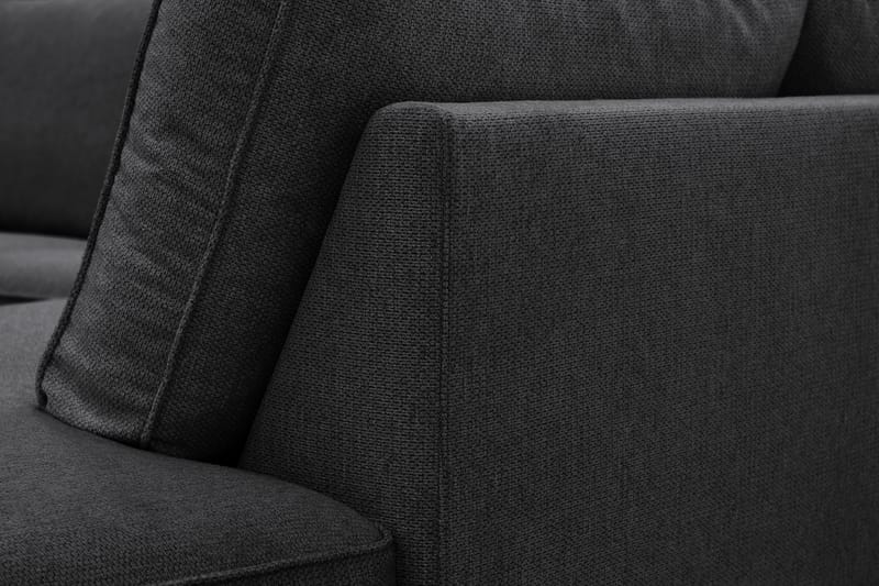Optus 6-sits U-soffa med Divan och schäslong vänster - Svart - Möbler - Soffa - U-soffa
