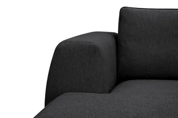 Optus 6-sits U-soffa med Divan och schäslong vänster - Svart - Möbler - Soffa - U-soffa