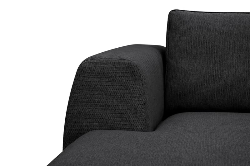 Optus 6-sits U-soffa med Divan och schäslong vänster - Svart - Möbler - Soffa - U-soffa