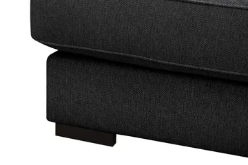 Optus 6-sits U-soffa med Divan och schäslong vänster - Svart - Möbler - Soffa - U-soffa
