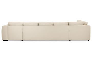 Optus 6-sits Vänstervänd U-formad Large Soffa med Divan och Schäslong i Tyg - Beige - Möbler - Soffa - U-soffa