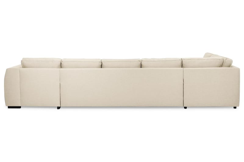 Optus 6-sits Vänstervänd U-formad Large Soffa med Divan och Schäslong i Tyg - Beige - Möbler - Soffa - U-soffa