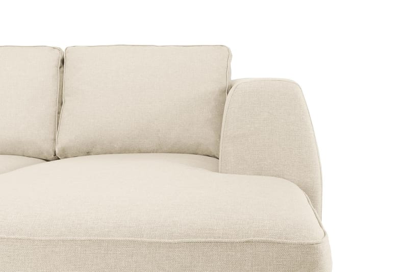 Optus 6-sits Vänstervänd U-formad Large Soffa med Divan och Schäslong i Tyg - Beige - Möbler - Soffa - U-soffa