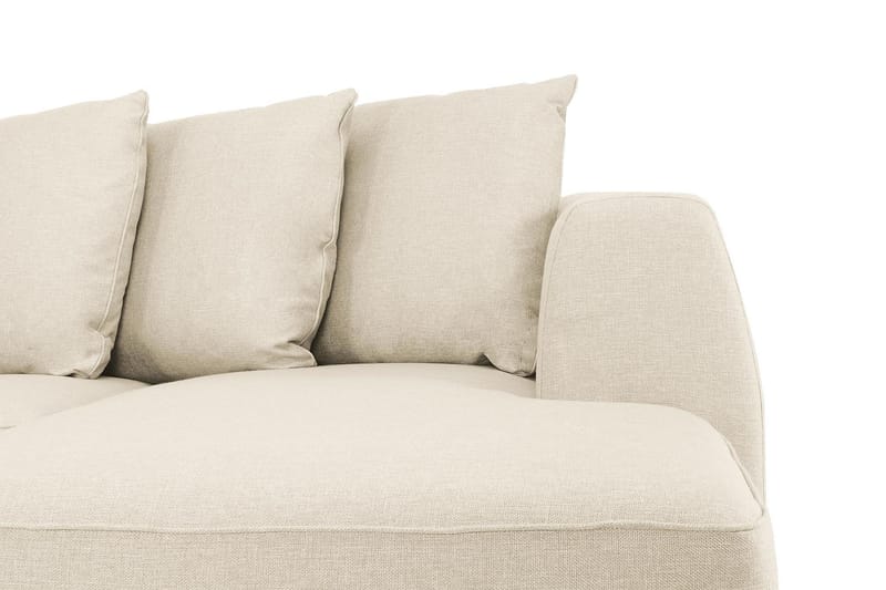 Optus 6-sits Vänstervänd U-formad Large Soffa med Divan och Schäslong i Tyg inkl Kuvertkuddar - Beige - Möbler - Soffa - U-soffa