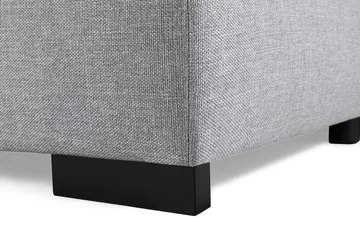 Optus 6-sits Vänstervänd U-formad Large Soffa med Divan och Schäslong i Tyg - Ljusgrå - Möbler - Soffa - U-soffa