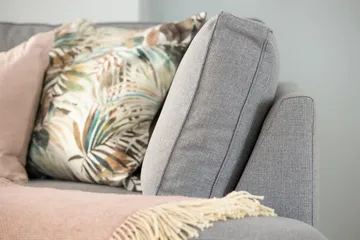 Optus 6-sits Vänstervänd U-formad Large Soffa med Divan och Schäslong i Tyg - Ljusgrå - Möbler - Soffa - U-soffa