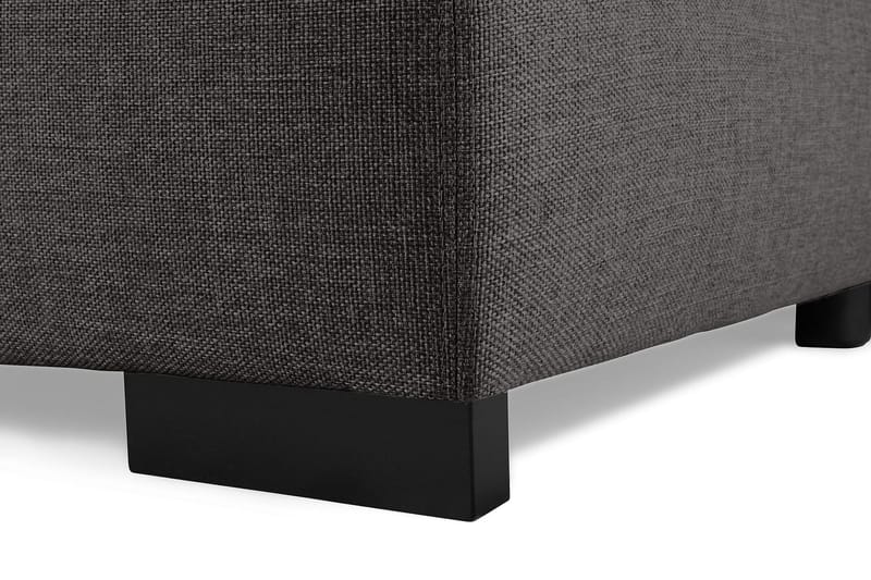 Optus 6-sits Vänstervänd U-formad Large Soffa med Divan och Schäslong i Tyg - Mörkgrå - Möbler - Soffa - U-soffa