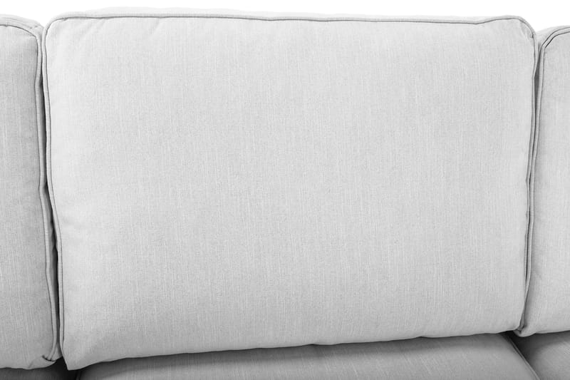 Optus Lyx 4-sits Högervänd U-formad Soffa med Divan och Schäslong i Tyg - Grå - Möbler - Soffa - U-soffa