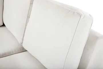 Optus Lyx 4-sits Högervänd U-formad Soffa med Divan och Schäslong i Tyg - Ljusgrå - Möbler - Soffa - U-soffa