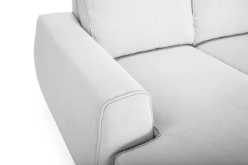 Optus Lyx 6-sits Högervänd U-formad Large Soffa med Divan och Schäslong i Tyg - Grå - Möbler - Soffa - U-soffa