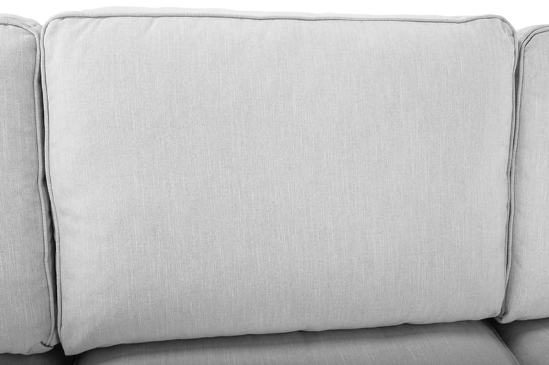 Optus Lyx 6-sits Högervänd U-formad Large Soffa med Divan och Schäslong i Tyg - Grå - Möbler - Soffa - U-soffa