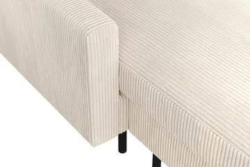 Peppe 4-sits Högervänd U-formad Soffa med Divan och Schäslong i Manchester - Beige - Möbler - Soffa - U-soffa