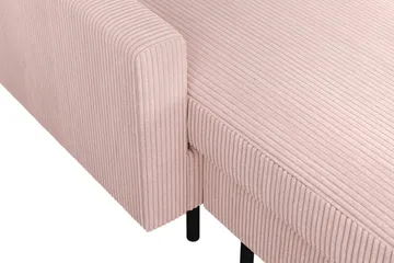 Peppe 4-sits Högervänd U-formad Soffa med Divan och Schäslong i Manchester - Rosa - Möbler - Soffa - U-soffa