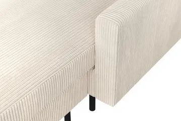 Peppe 4-sits Vänstervänd U-formad Soffa med Divan och Schäslong i Manchester - Beige - Möbler - Soffa - U-soffa