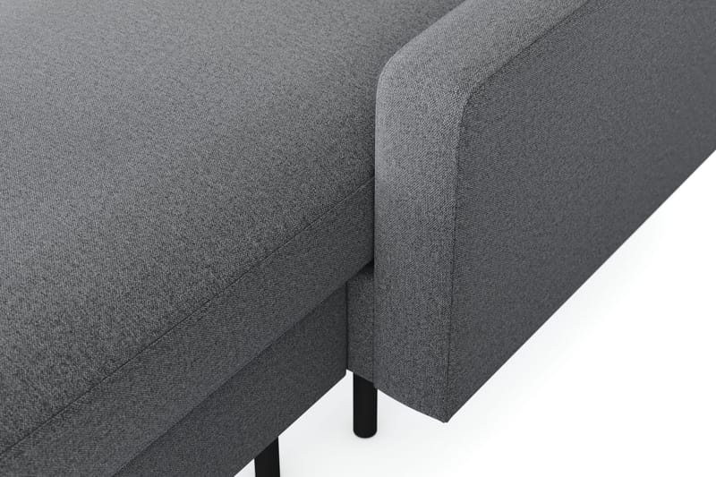 Peppe 4-sits Vänstervänd U-formad Soffa med Divan och Schäslong i Tyg - Ljusgrå - Möbler - Soffa - U-soffa