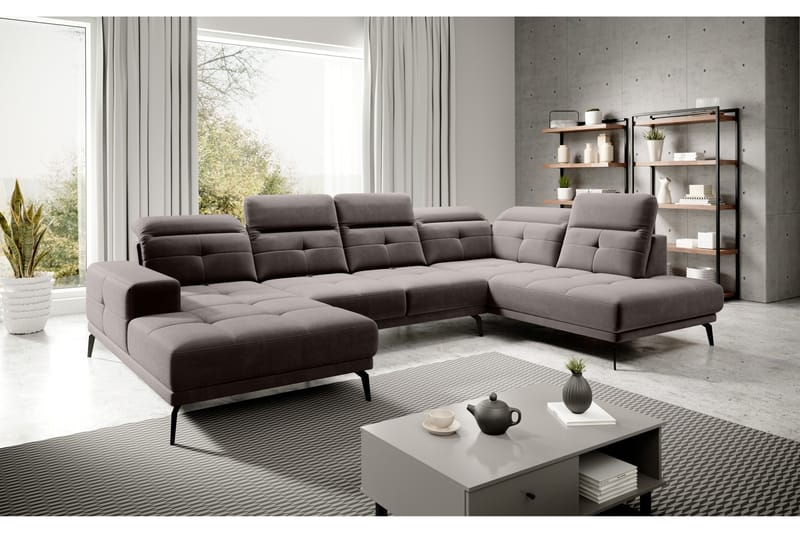 Soffa m. Divan och Schäslong Hago - Beige - Möbler - Soffa - U-soffa