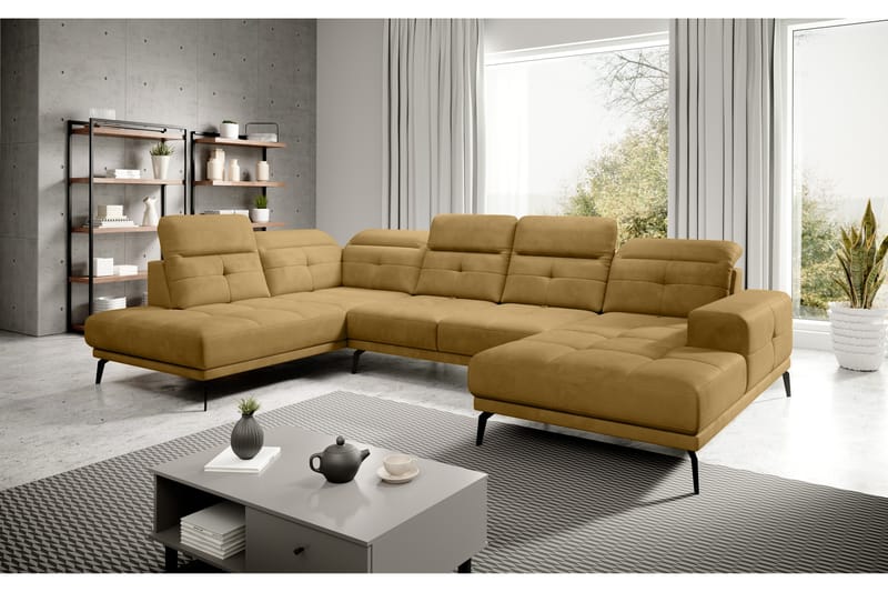 Soffa m. Divan och Schäslong Hago - Beige - Möbler - Soffa - U-soffa