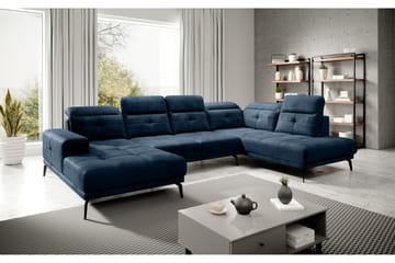 Soffa m. Divan och Schäslong Hago - Blå - Möbler - Soffa - U-soffa