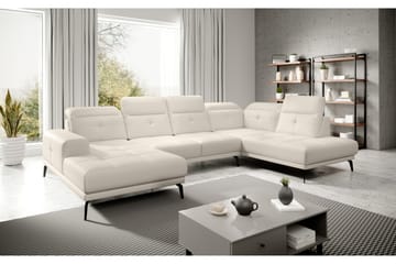 Soffa m. Divan och Schäslong Hago - Cremevit - Möbler - Soffa - U-soffa