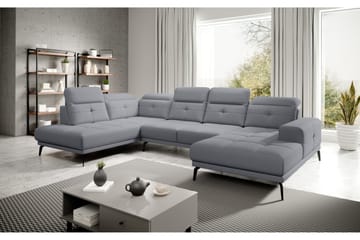 Soffa m. Divan och Schäslong Hago - Grå - Möbler - Soffa - U-soffa