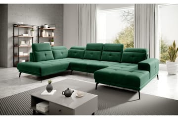 Soffa m. Divan och Schäslong Hago - Grön - Möbler - Soffa - U-soffa