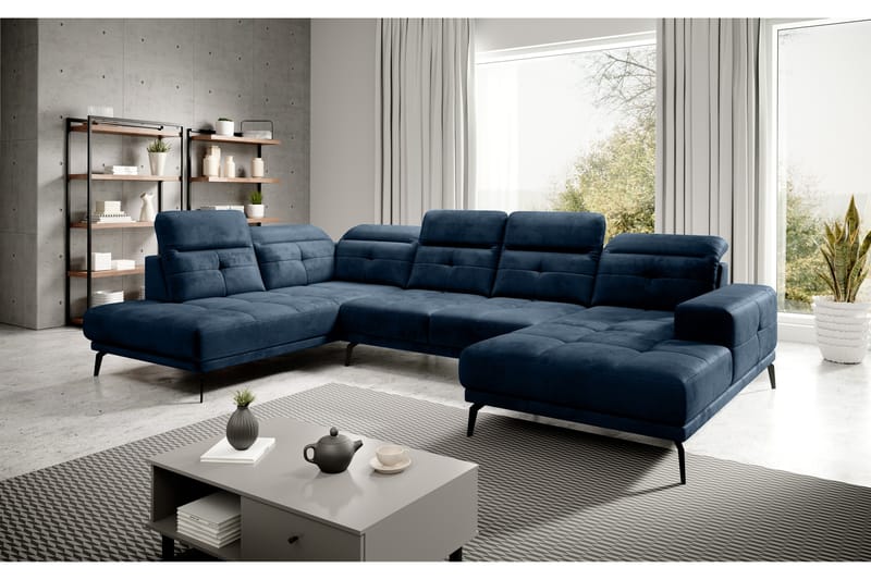 Soffa m. Divan och Schäslong Hago - Gul - Möbler - Soffa - U-soffa