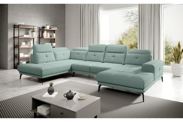 Soffa m. Divan och Schäslong Hago - Ljusgrön - Möbler - Soffa - U-soffa