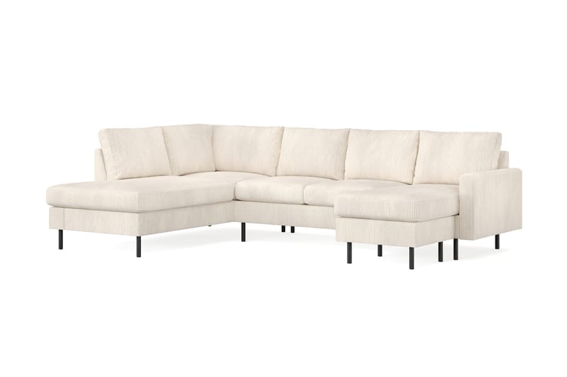Soffa m. Divan och Schäslong Malley 5-sits Vänster - Beige - Möbler - Soffa - U-soffa
